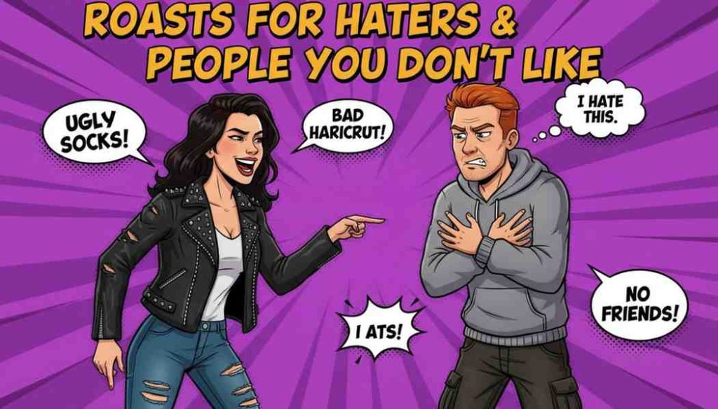 Roasts for Haters & People You Don’t Like