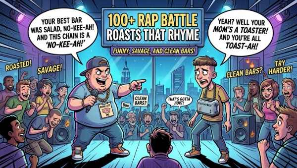 Rap Battle Roasts That Rhyme Funny, Savage, and Clean Bars