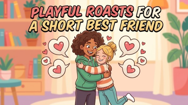 Playful Roasts for a Short Best Friend